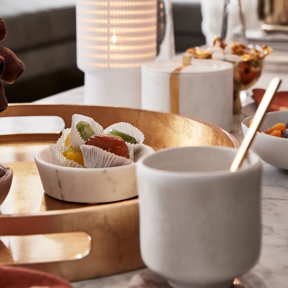 Lacquer Trays Round West Elm UK